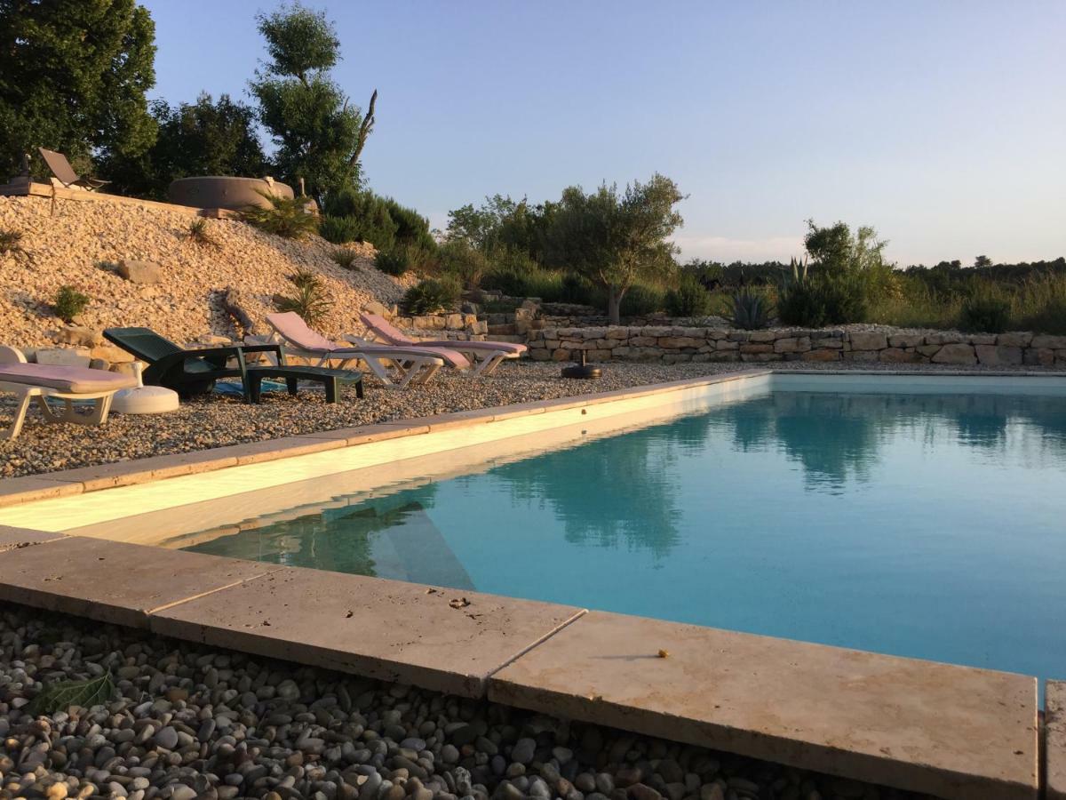 Les Agaves Piscine Panoramique Vue Exceptionnelle Bed & Breakfast Grospierres Luaran gambar